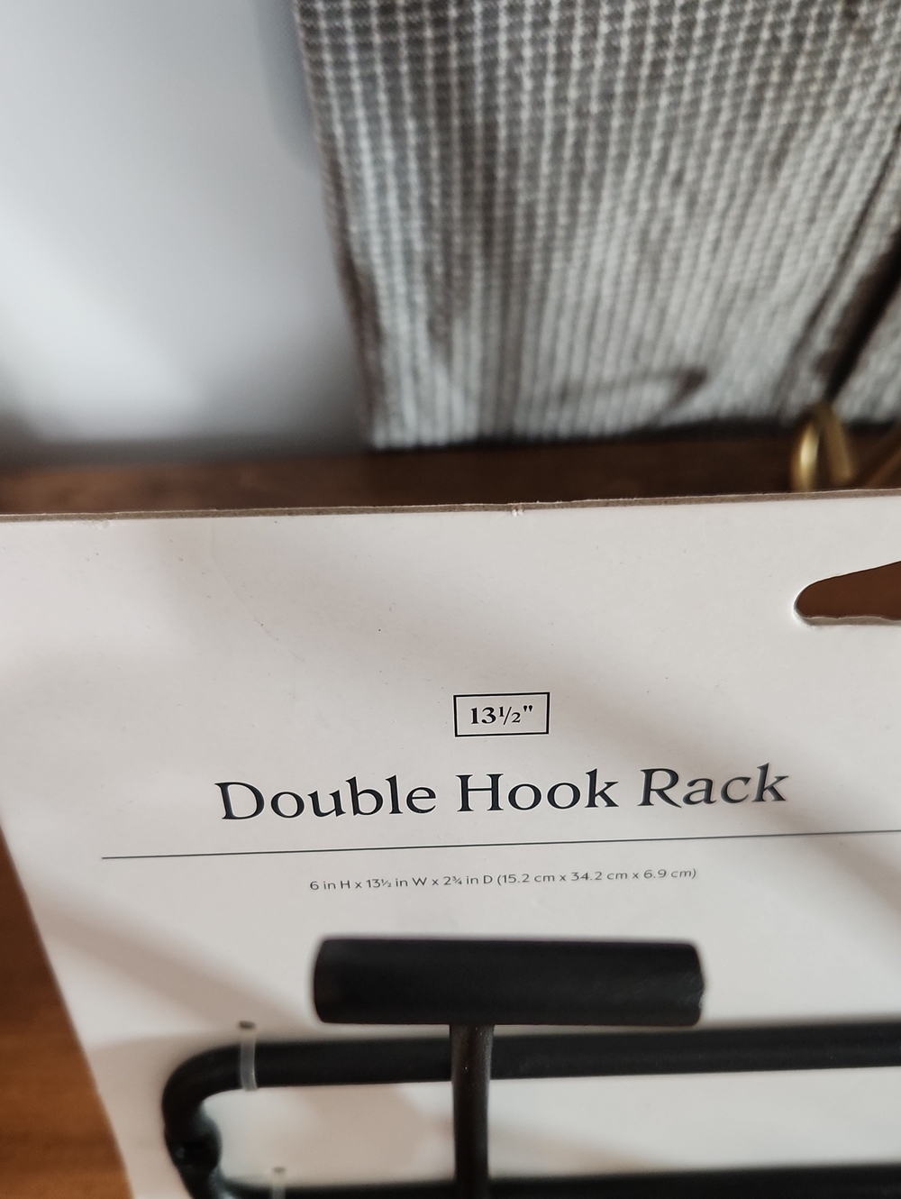 Threshold Double Hook Rack - Picture 5 of 12